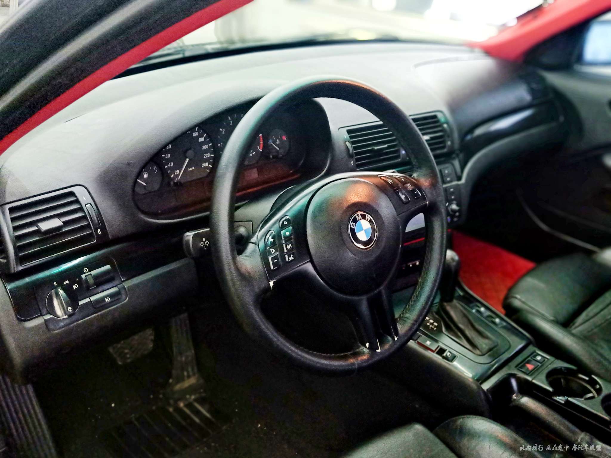 宝马e46325i进口6缸稀有黑内05上牌价格便宜